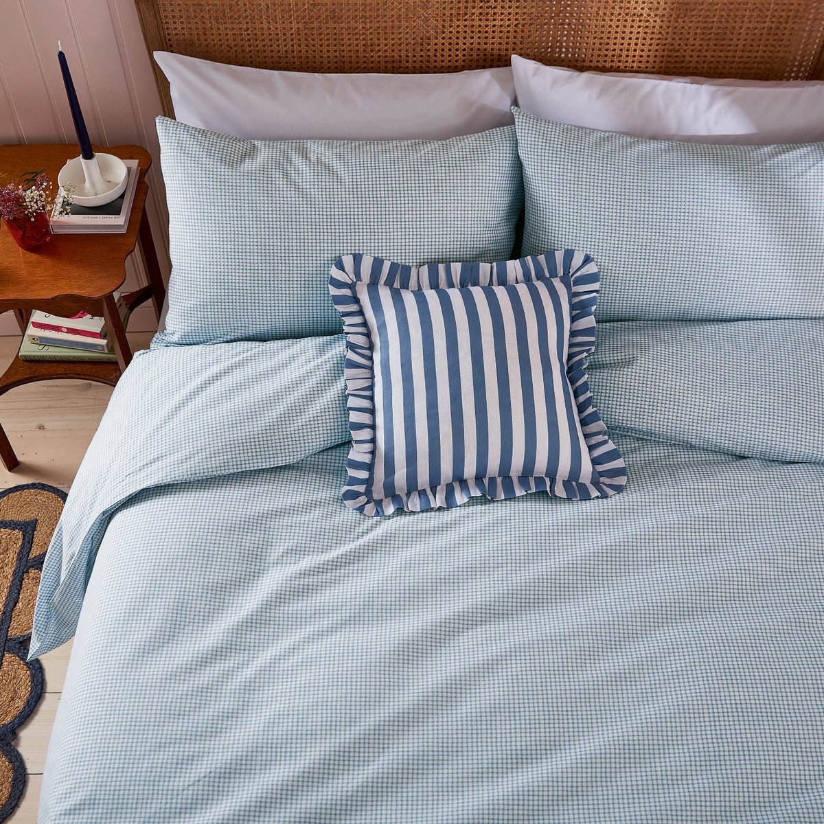 Helena Springfield Secret Garden Gingham Duvet Set