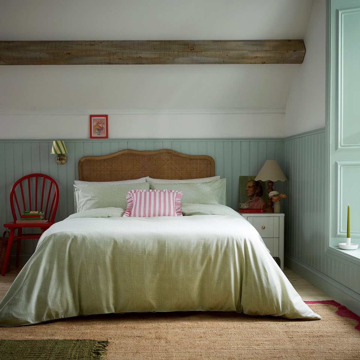 Helena Springfield Secret Garden Gingham Duvet Set