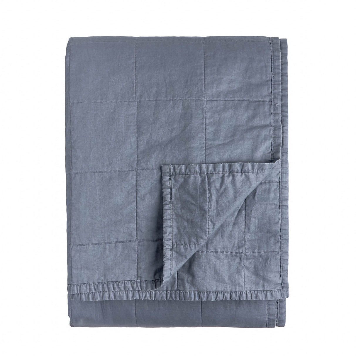 The Linen Yard Hebden Quilted Washed Cotton Bedspread