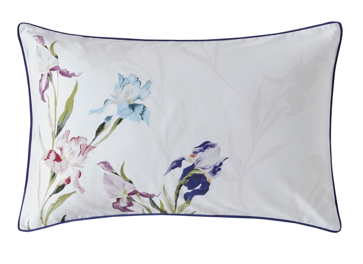 Laura Ashley Hawling Irises Grape Purple Duvet Set