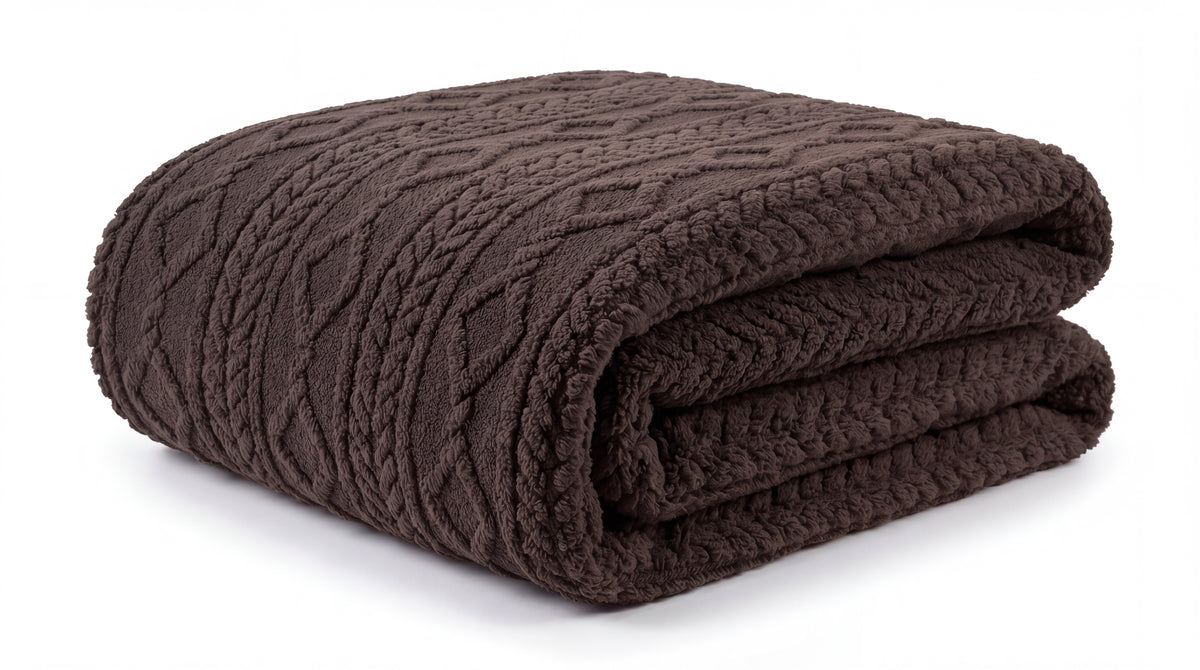 Deyongs Helsingborg Teddy Fleece 130cm x 180cm Throw