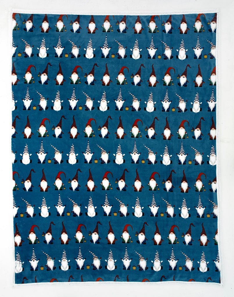 Deyongs 1846 Hey Ho Blue 140cm x 180cm Fleece Throw