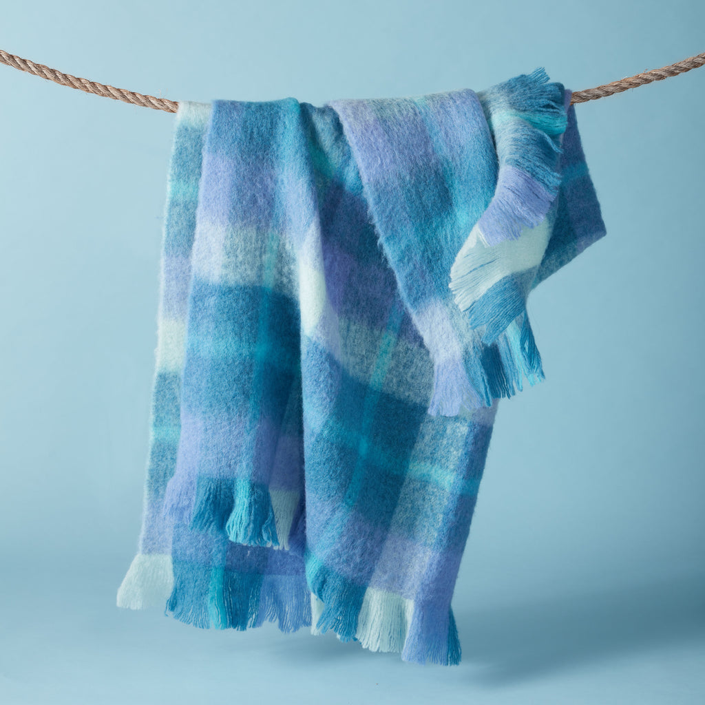 Bluebellgray Highland Check 130cm x 170cm Throw