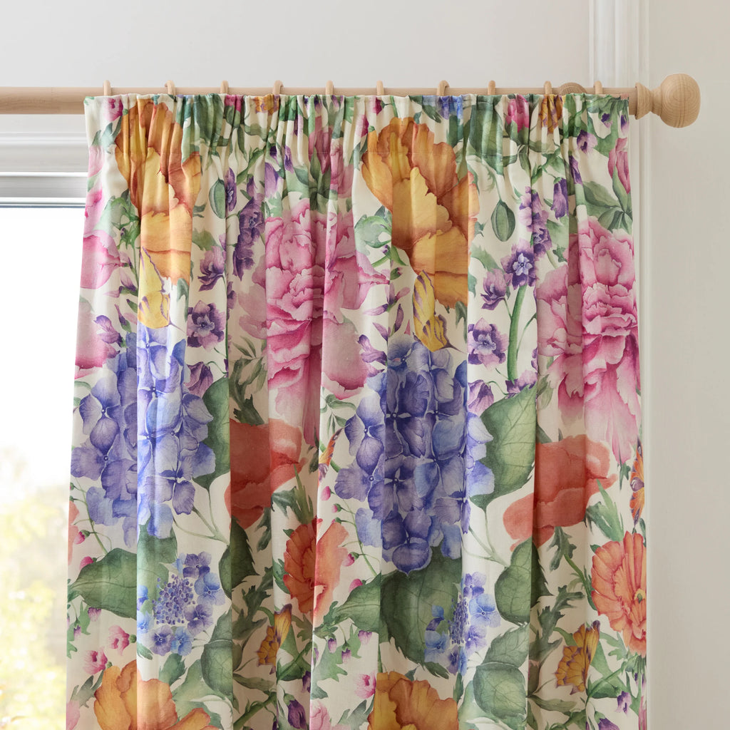 Voyage Maison Idalia Fuchsia Pencil Pleat Curtains