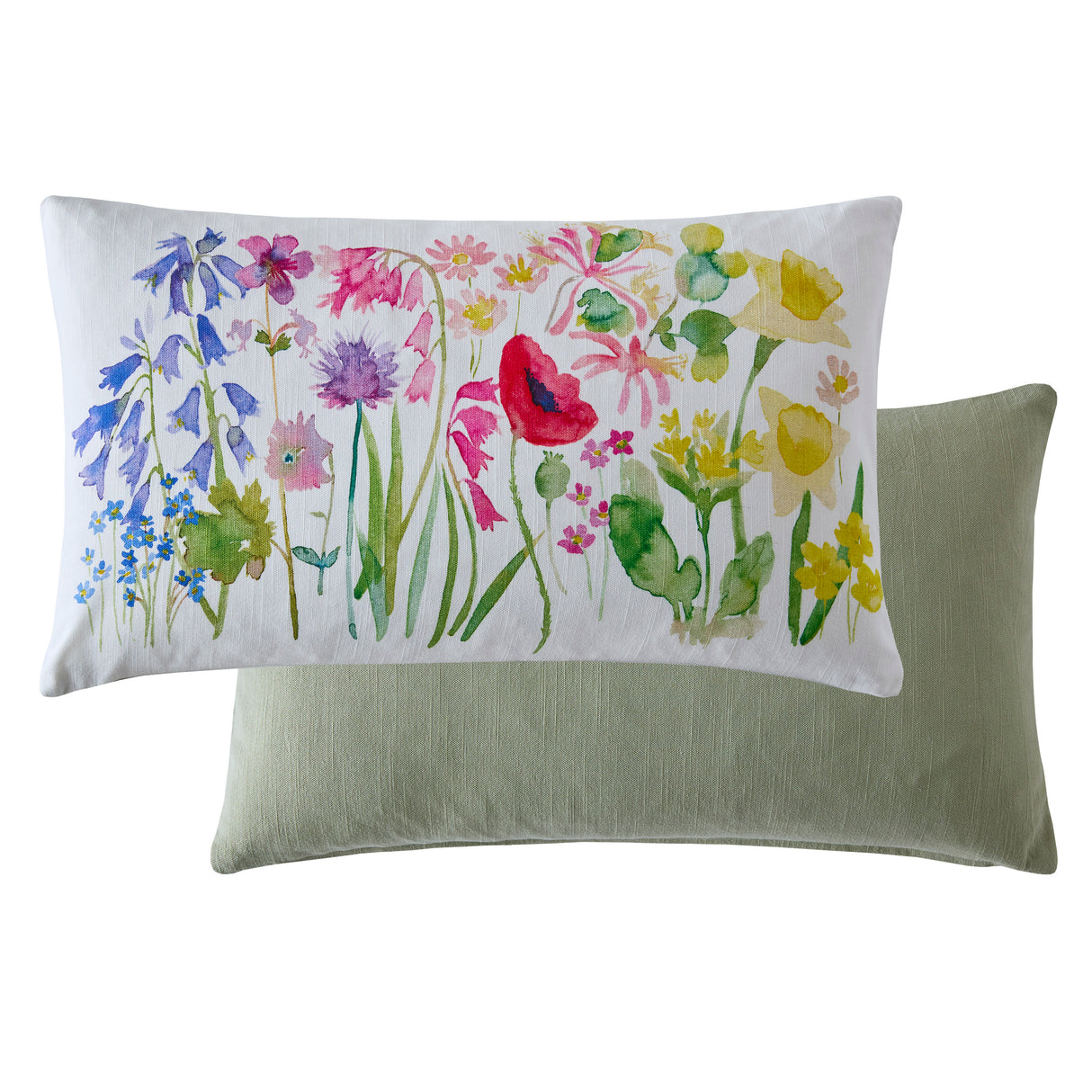 Bluebellgray Isolation Garden Multi 30cm x 50cm Microfibre Filled Cushion