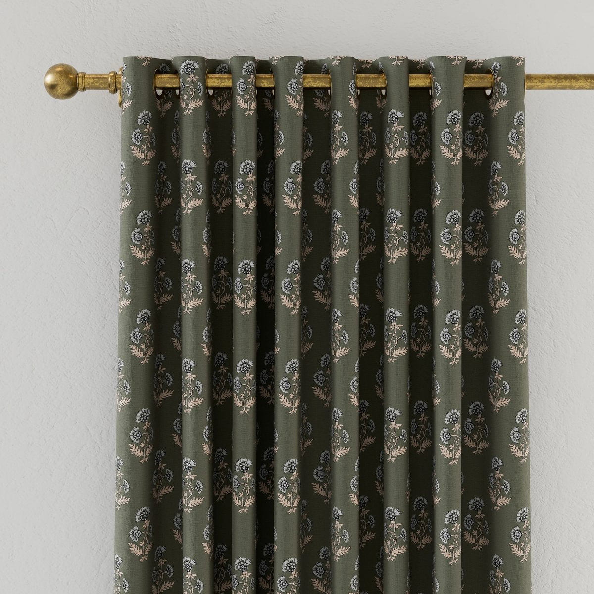 Joules Chamomile Lined Blackout Eyelet Curtains