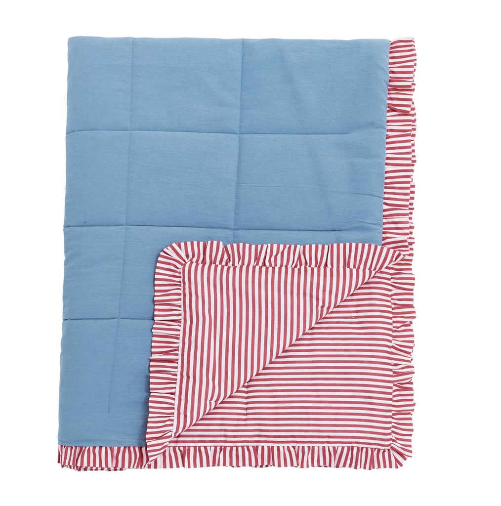 Joules Siesta To Fiesta Blue 200cm x 150cm Throw