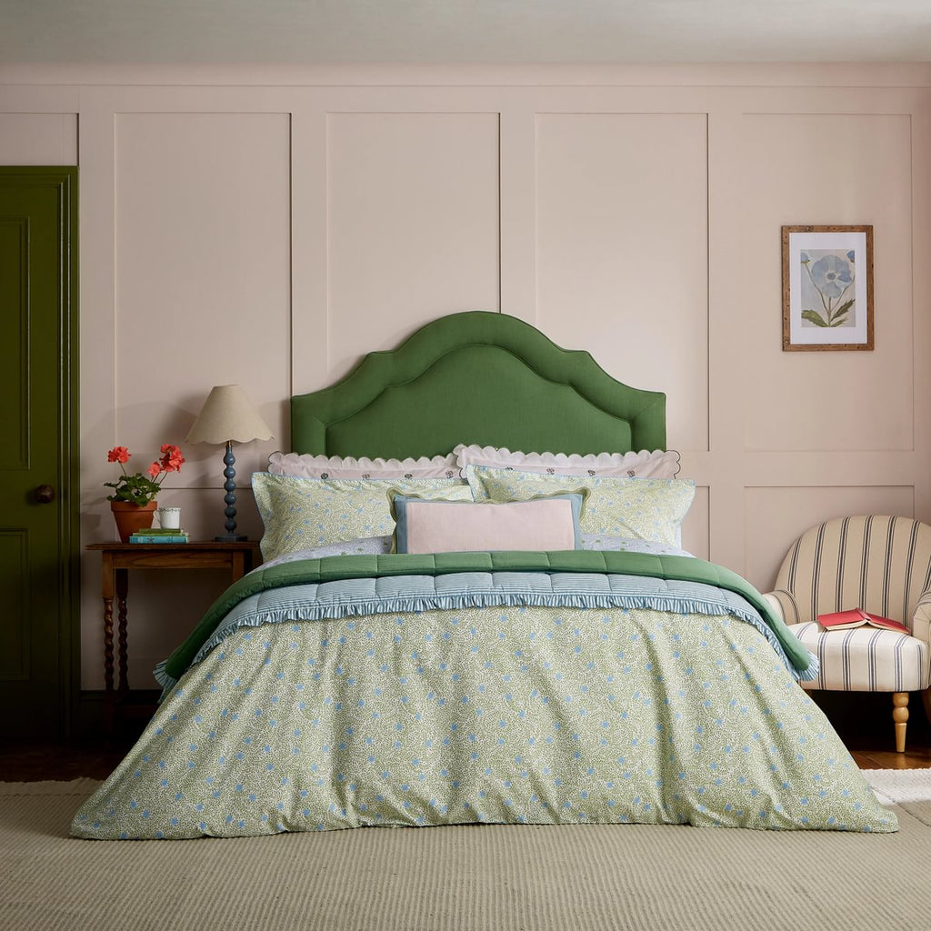 Joules Trailing Ditsy Green Duvet Set