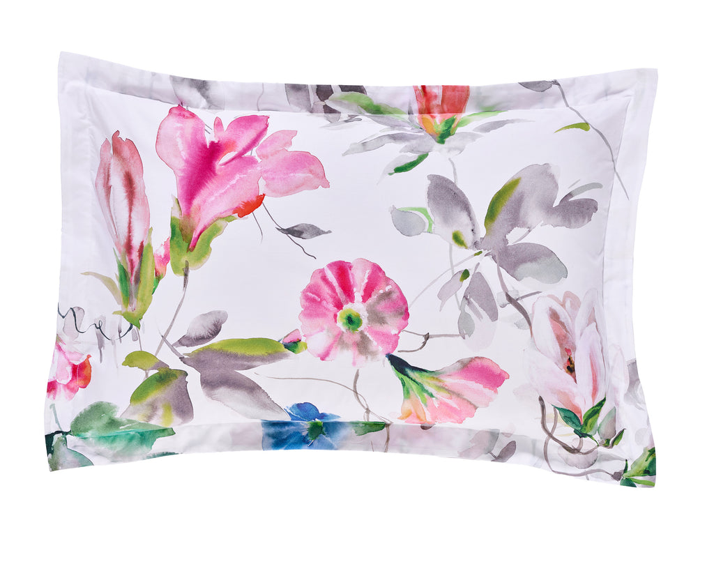 Designers Guild Japanese Magnolia Fuchsia Duvet Set