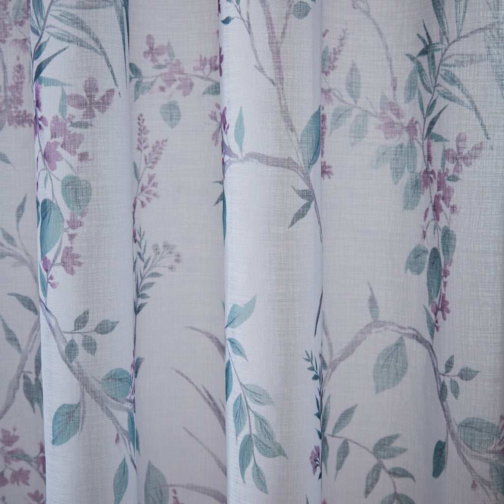 Dreams n Drapes Jazmine Heather Voile Panel
