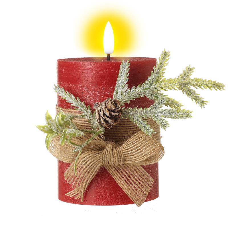 Heaven Sends KHG020A Red Decorative LED Candle