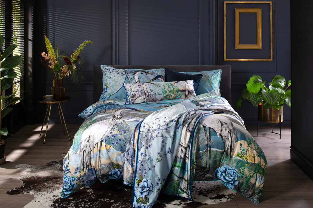 House of Norris Air Earth and Water Multi Duvet Set