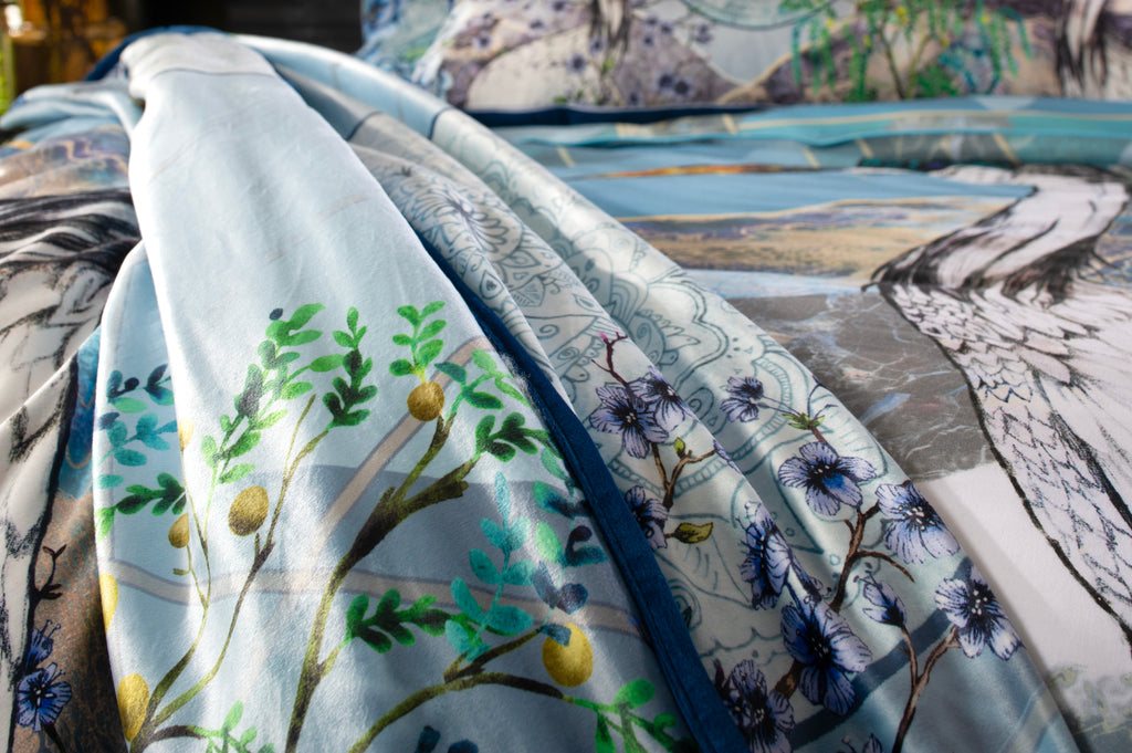 House of Norris Air Earth and Water Multi Duvet Set