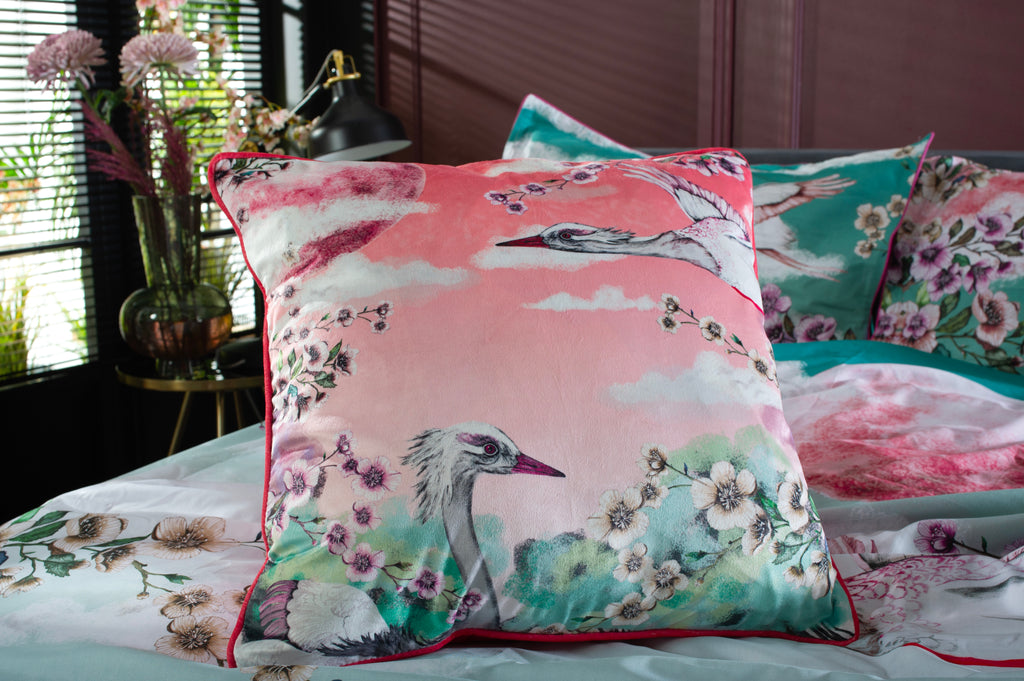 House of Norris Flight of the Heron Multi Duvet Set
