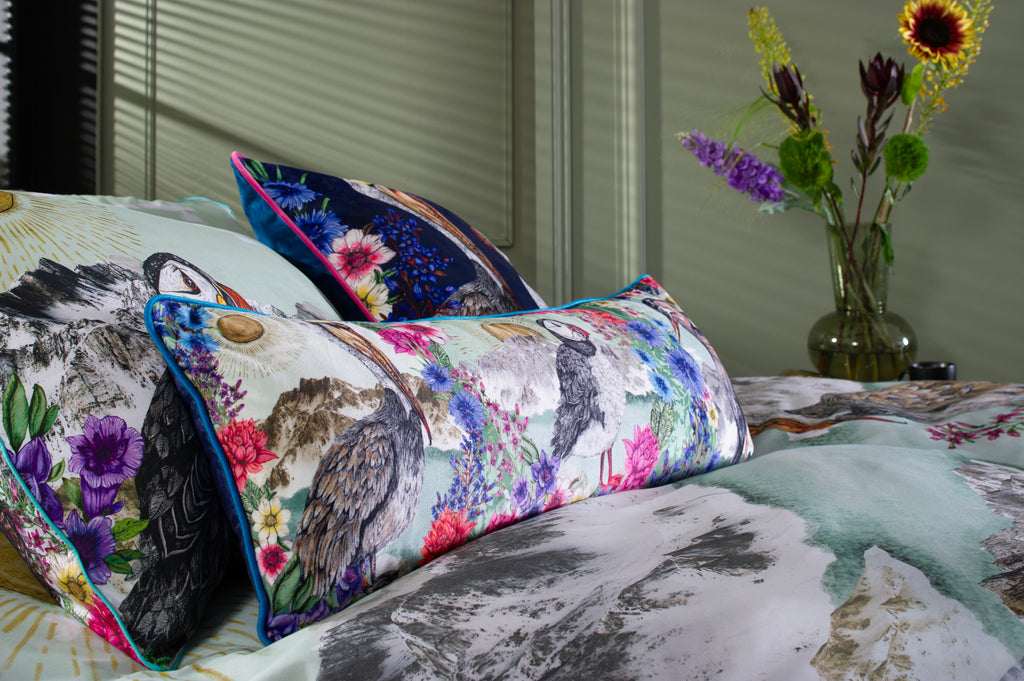 House of Norris Mountain Lake Multi Duvet Set