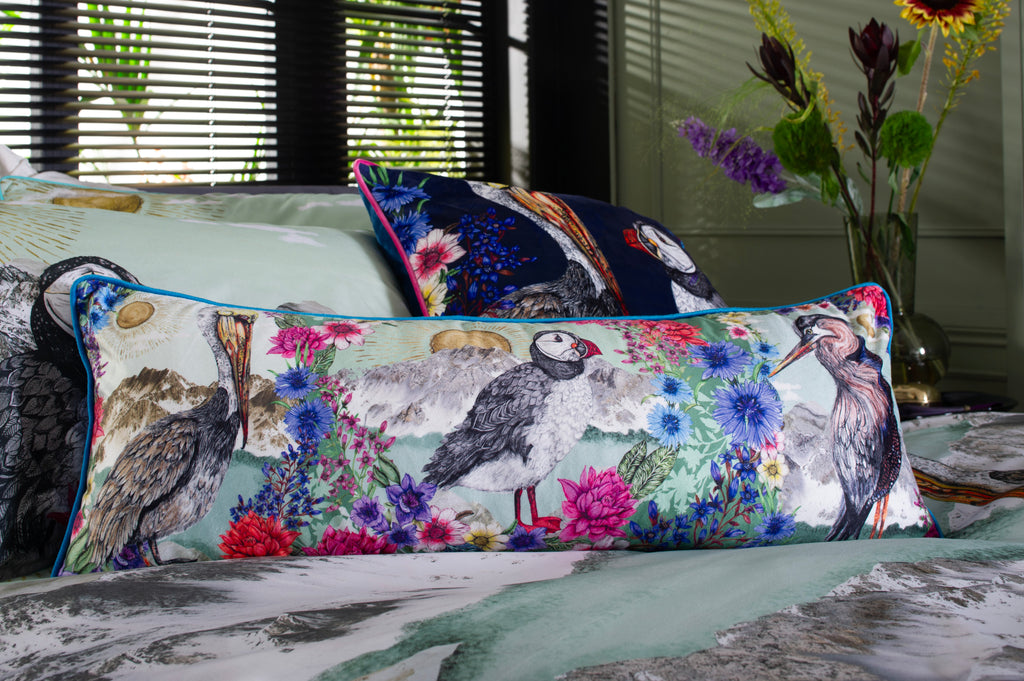 House of Norris Mountain Lake Multi Duvet Set