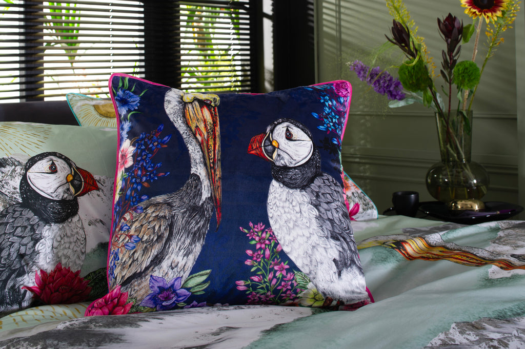 House of Norris Mountain Lake Multi Duvet Set