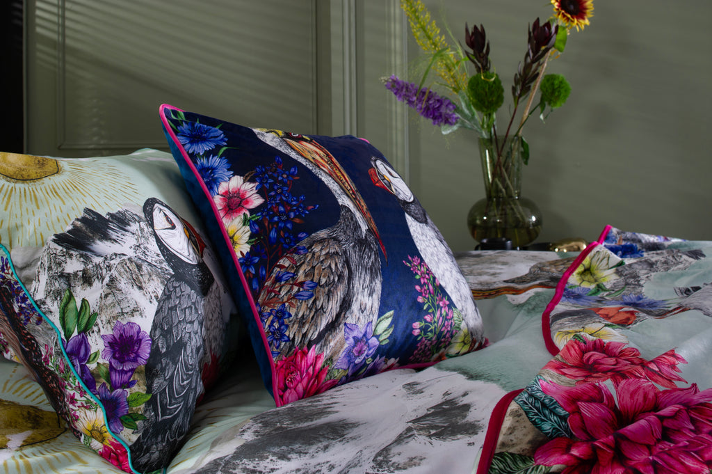 House of Norris Mountain Lake Multi Duvet Set