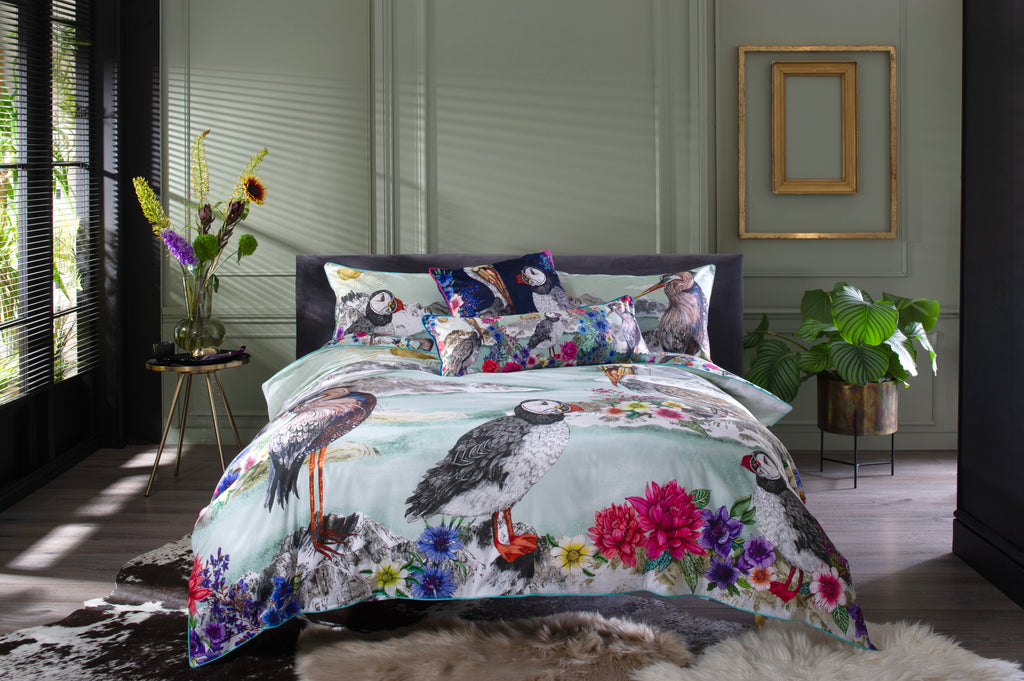 House of Norris Mountain Lake Multi Duvet Set