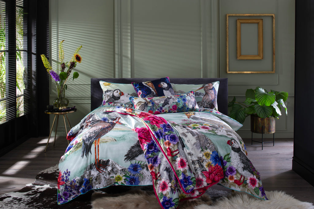 House of Norris Mountain Lake Multi Duvet Set