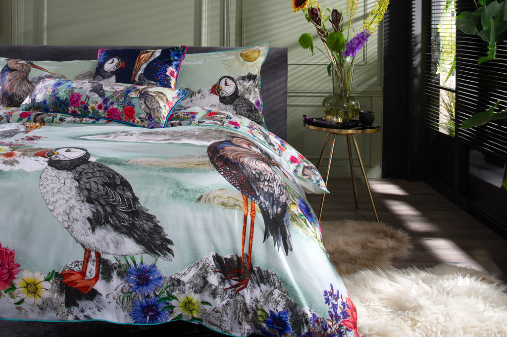 House of Norris Mountain Lake Multi Duvet Set