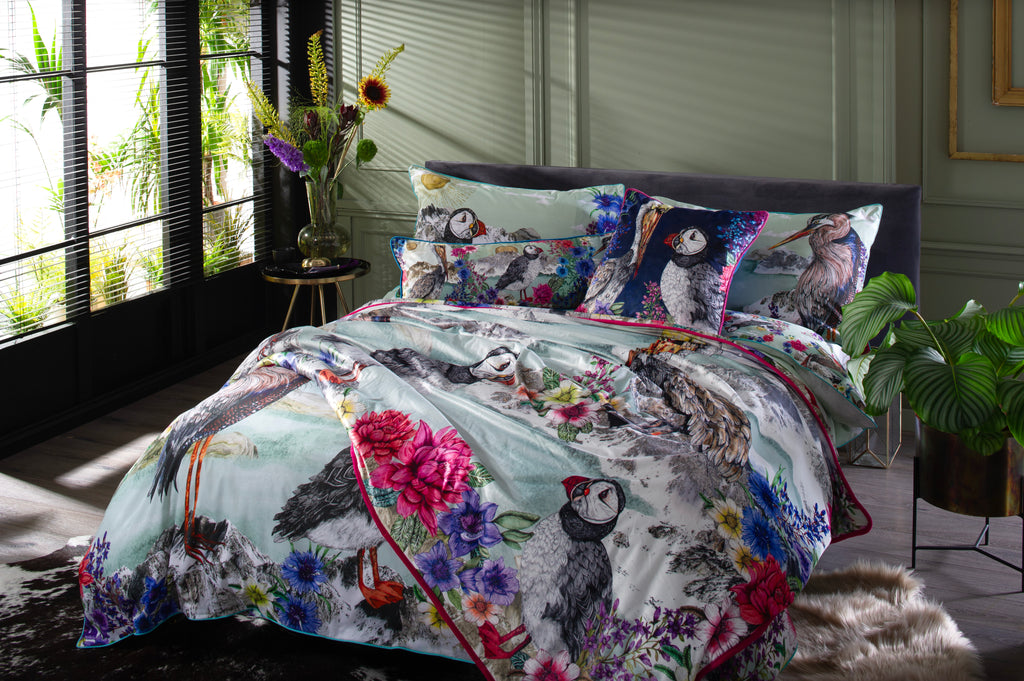 House of Norris Mountain Lake Multi Duvet Set