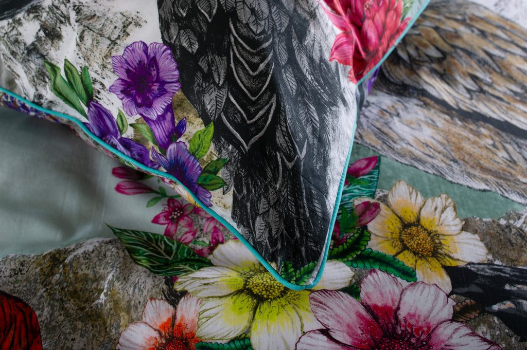 House of Norris Mountain Lake Multi Duvet Set