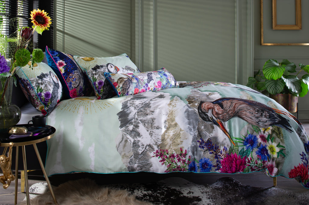 House of Norris Mountain Lake Multi Duvet Set