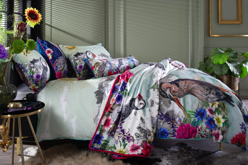 House of Norris Mountain Lake Multi Duvet Set