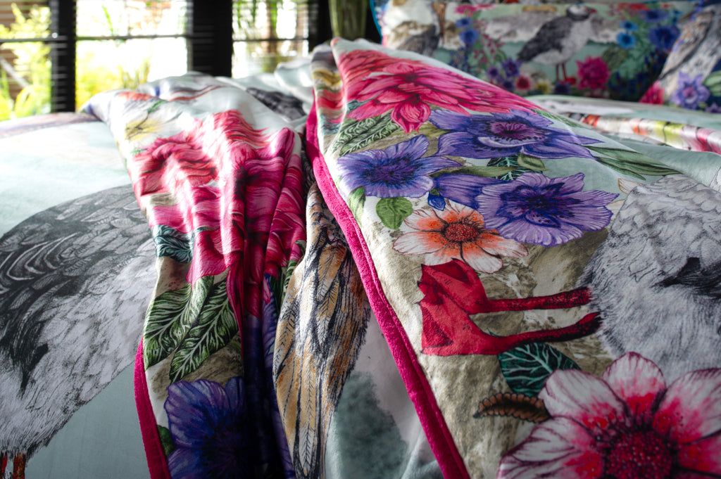 House of Norris Mountain Lake Multi Duvet Set