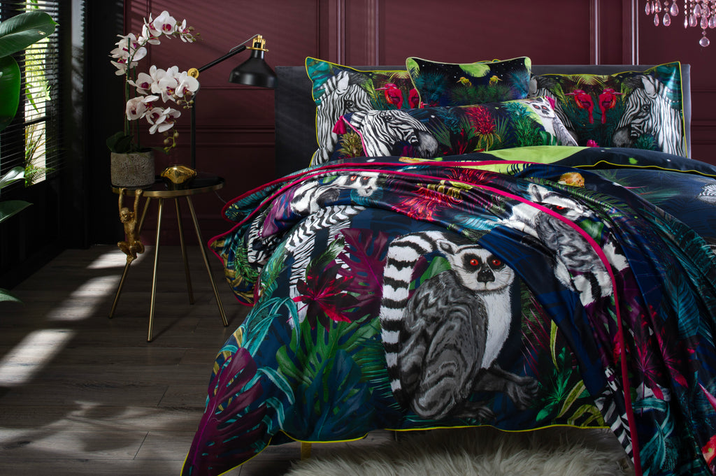 House of Norris Under The Neon Moon Duvet Set
