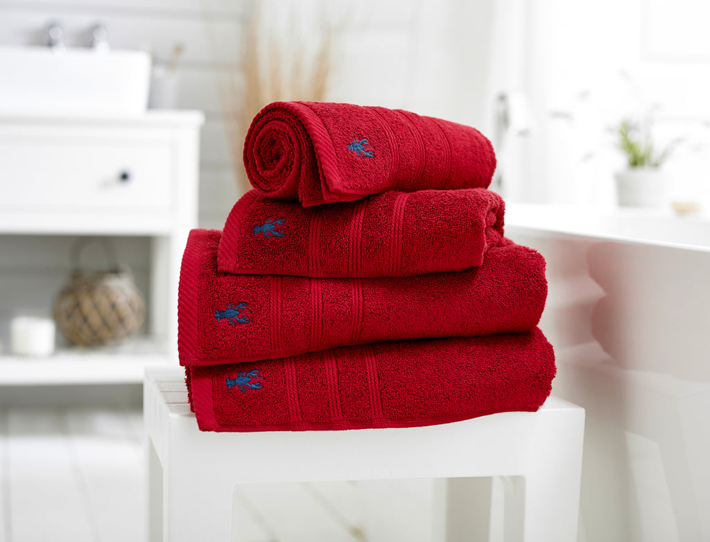 Lobster Creek Kaleidoscope 100% Cotton Berry Towels