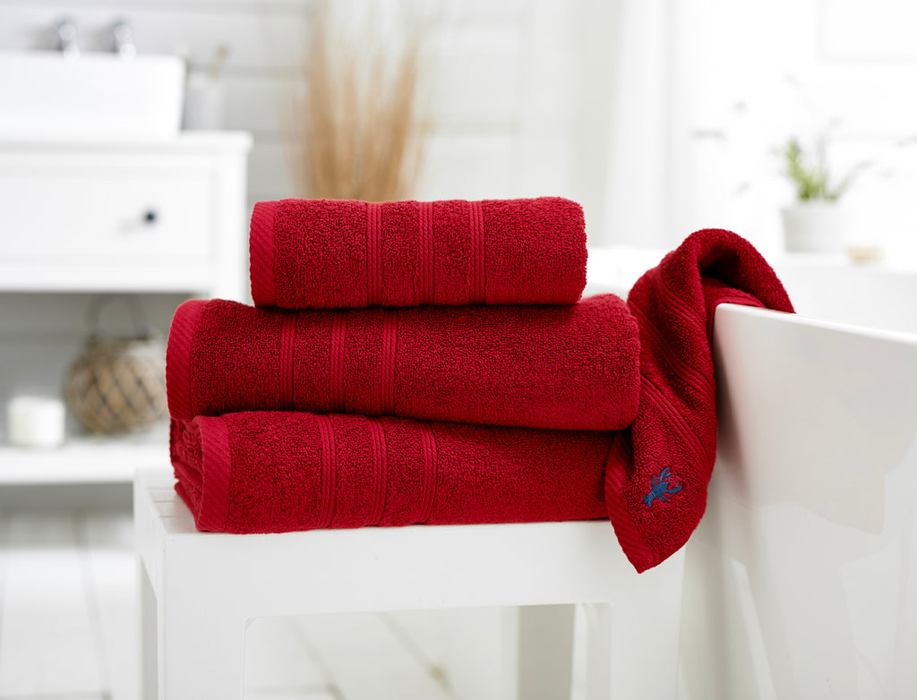 Lobster Creek Kaleidoscope 100% Cotton Berry Towels