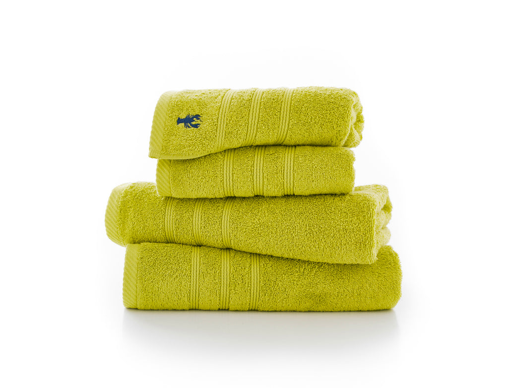 Lobster Creek Kaleidoscope 100% Cotton Lime Towels
