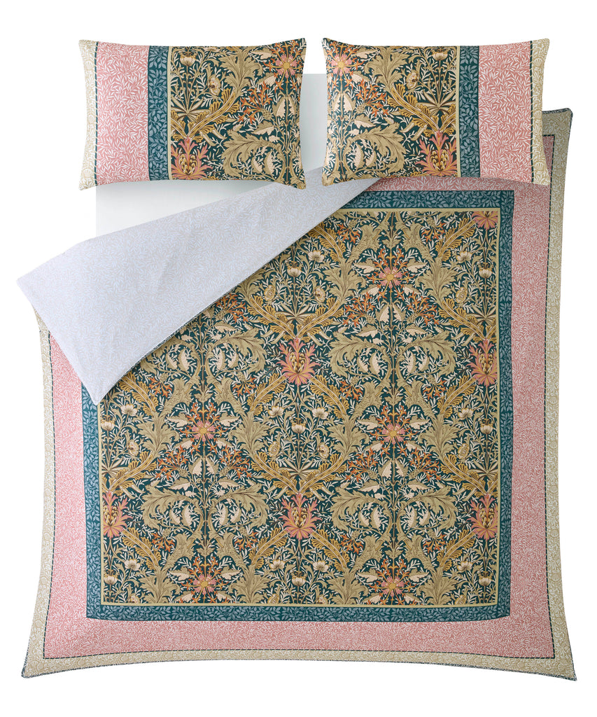 William Morris at Home Kelmscott Navy Rose Duvet Set