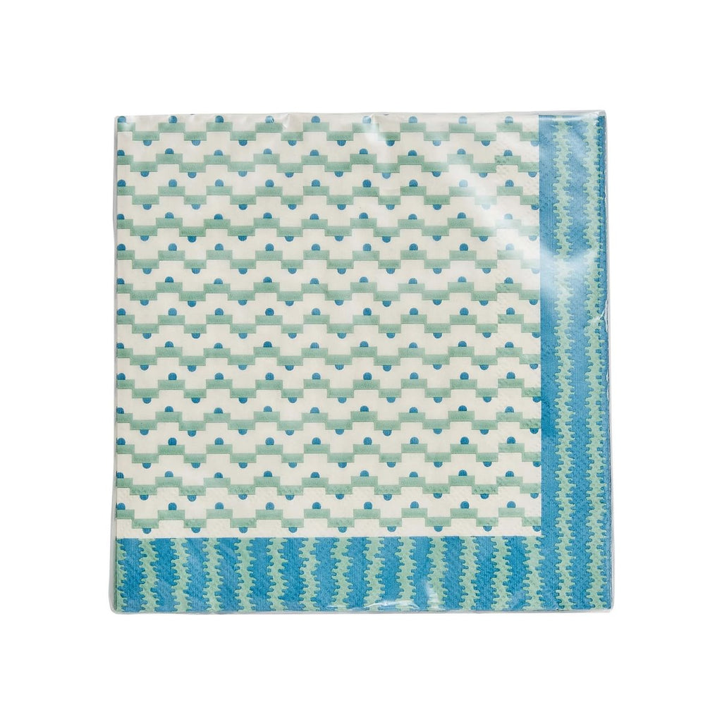 Land & Shore Anie Green Paper Napkins Pack of 20