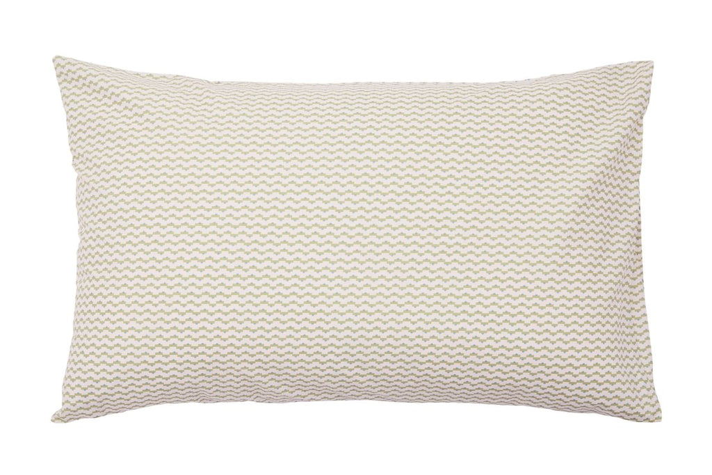 Land & Shore Ella`s Cross-Stitch Green Duvet Set