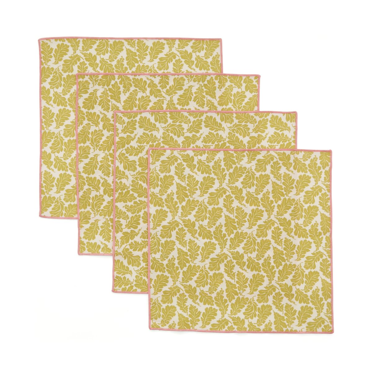 Land & Shore Oak Leaf Multi Cotton Napkins Pack of 4