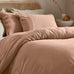 The Linen Yard Lark Cotton Muslin Duvet Set