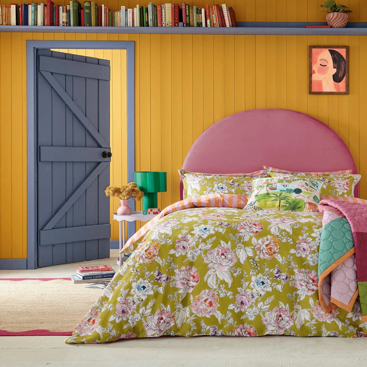 Land & Shore Peony Multi Duvet Set