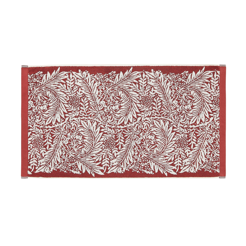 William Morris at Home Larkspur Brick 100% Cotton 580gsm Towels