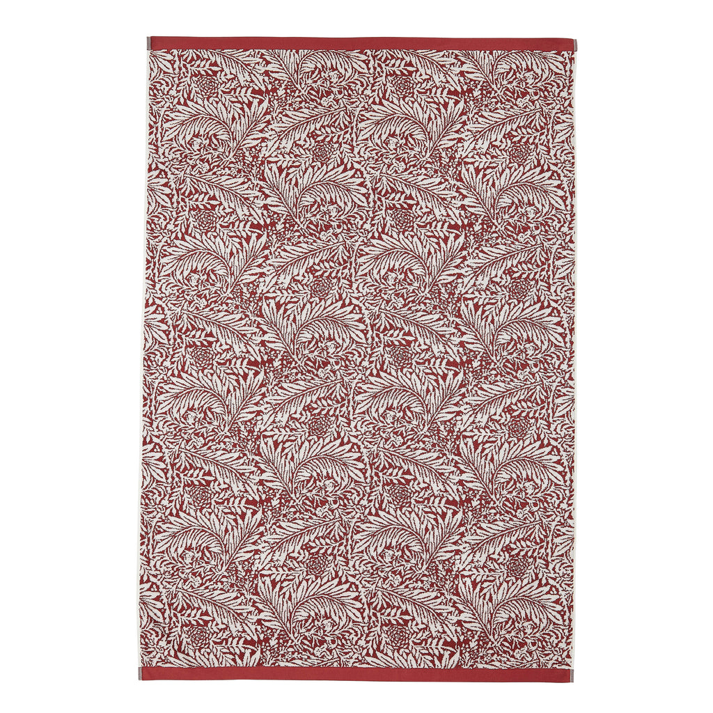 William Morris at Home Larkspur Brick 100% Cotton 580gsm Towels