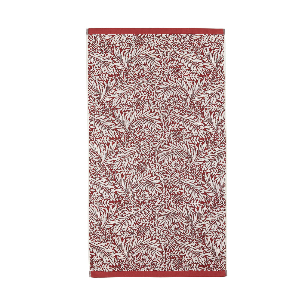 William Morris at Home Larkspur Brick 100% Cotton 580gsm Towels