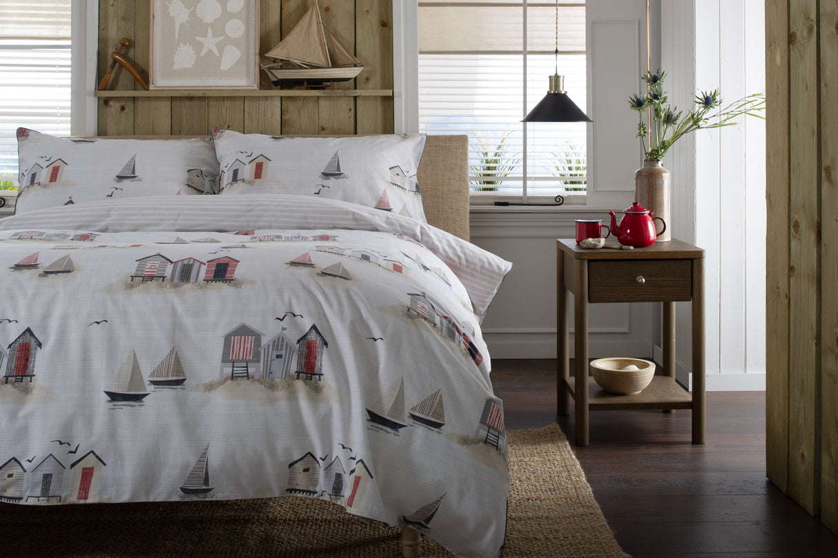 Lobster Creek Sheringham Beach Huts Duvet Set