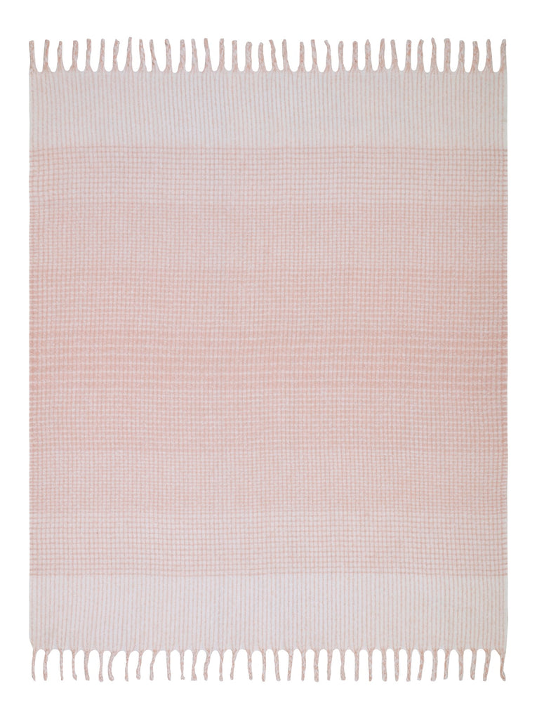 Laura Ashley Lyngate Plaster Pink 130cm x 170cm Throw