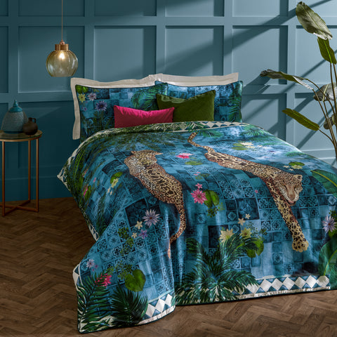 Paoletti Majorelle Azure Blue Duvet Set