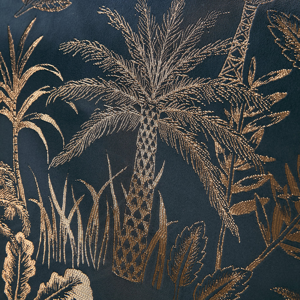 Soiree Midnight Palm Navy Duvet Set