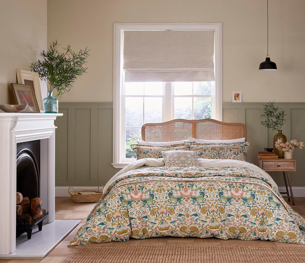 Morris & Co Lodden Primrose & Thyme Duvet Set
