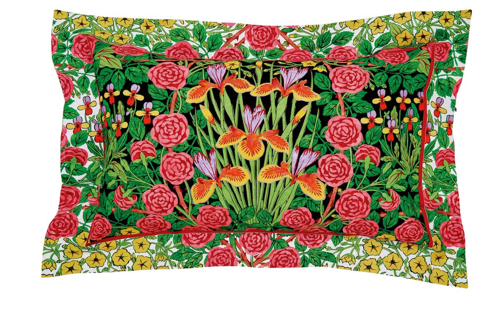 Morris & Co Campanula Sunburst & Ebony Duvet Set