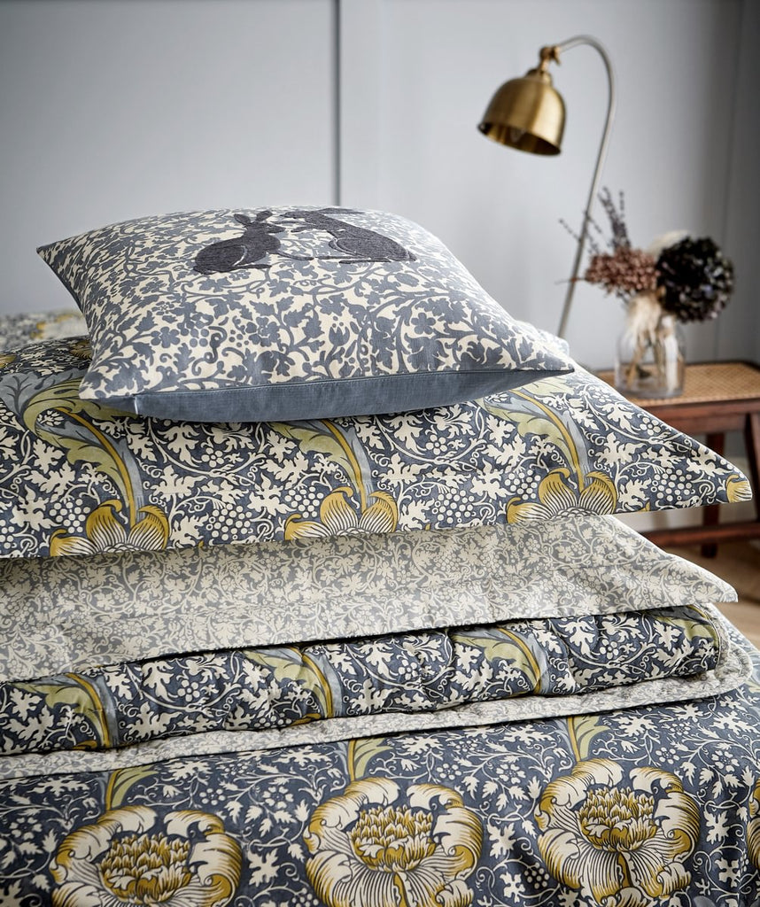 Morris & Co Kennet Indigo/Gold Duvet Set